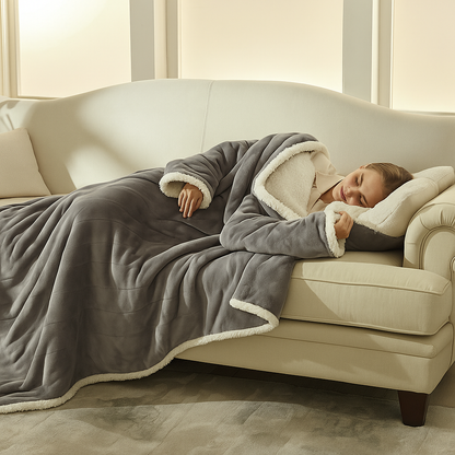 VylaCozy™ Heated Hoodie Blanket